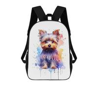 sinyumoney Mochilas Para Niños 17inch Mochila Cute Yorkshire Terrier Dog Mochila Impresa En 3D Para La Escuela Mochila De Moda Mochilas De Viaje Mochilas Escolares Para La Escuela O Para Viajar
