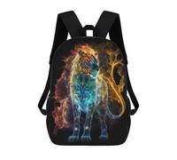 sinyumoney Mochilas Para Niños 17inch Mochila Enchanted Lion Art Print Mochila Impresa En 3D Para La Escuela Mochila De Moda Mochilas De Viaje Mochilas Escolares Para La Escuela O Para Viajar