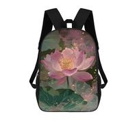 sinyumoney Mochilas Para Niños 17inch Mochila Enchanted Lotus Bloom Mochila Impresa En 3D Para La Escuela Mochila De Moda Mochilas De Viaje Mochilas Escolares Para La Escuela O Para Viajar