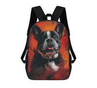 sinyumoney Mochilas Para Niños 17inch Mochila French Bulldog Art Print Mochila Impresa En 3D Para La Escuela Mochila De Moda Mochilas De Viaje Mochilas Escolares Para La Escuela O Para Viajar