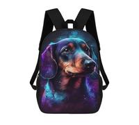 sinyumoney Mochilas Para Niños 17inch Mochila Galactic Dachshund Portrait -5 Mochila Impresa En 3D Para La Escuela Mochila De Moda Mochilas De Viaje Mochilas Escolares Para La Escuela O Para Viajar