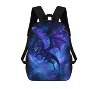 sinyumoney Mochilas Para Niños 17inch Mochila Galactic Dragon Art Print-2 Mochila Impresa En 3D Para La Escuela Mochila De Moda Mochilas De Viaje Mochilas Escolares Para La Escuela O Para Viajar