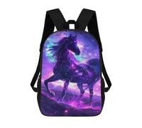 sinyumoney Mochilas Para Niños 17inch Mochila Galactic Horse Fantasy Art-1 Mochila Impresa En 3D Para La Escuela Mochila De Moda Mochilas De Viaje Mochilas Escolares Para La Escuela O Para Viajar