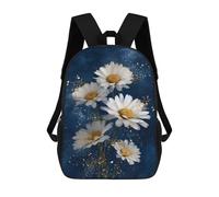 sinyumoney Mochilas Para Niños 17inch Mochila Glowing Daisy Bouquet Mochila Impresa En 3D Para La Escuela Mochila De Moda Mochilas De Viaje Mochilas Escolares Para La Escuela O Para Viajar