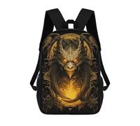sinyumoney Mochilas Para Niños 17inch Mochila Golden Elder Dragon Art Mochila Impresa En 3D Para La Escuela Mochila De Moda Mochilas De Viaje Mochilas Escolares Para La Escuela O Para Viajar