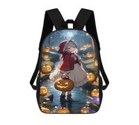 sinyumoney Mochilas Para Niños 17inch Mochila Halloween Forest Adventure Mochila Impresa En 3D Para La Escuela Mochila De Moda Mochilas De Viaje Mochilas Escolares Para La Escuela O Para Viajar