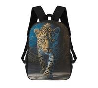 sinyumoney Mochilas Para Niños 17inch Mochila Leopard in Starry Background Mochila Impresa En 3D Para La Escuela Mochila De Moda Mochilas De Viaje Mochilas Escolares Para La Escuela O Para Viajar
