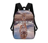 sinyumoney Mochilas Para Niños 17inch Mochila Mindset Is Everything Mochila Impresa En 3D Para La Escuela Mochila De Moda Mochilas De Viaje Mochilas Escolares Para La Escuela O Para Viajar