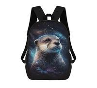 sinyumoney Mochilas Para Niños 17inch Mochila Otter in Space -1 Mochila Impresa En 3D Para La Escuela Mochila De Moda Mochilas De Viaje Mochilas Escolares Para La Escuela O Para Viajar