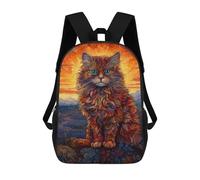 sinyumoney Mochilas Para Niños 17inch Mochila Persian Cat 3 Mochila Impresa En 3D Para La Escuela Mochila De Moda Mochilas De Viaje Mochilas Escolares Para La Escuela O Para Viajar