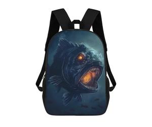 sinyumoney Mochilas Para Niños 17inch Mochila Piranha Evil Scary Horror Mochila Impresa En 3D Para La Escuela Mochila De Moda Mochilas De Viaje Mochilas Escolares Para La Escuela O Para Viajar