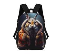 sinyumoney Mochilas Para Niños 17inch Mochila Rabbit Mochila Impresa En 3D Para La Escuela Mochila De Moda Mochilas De Viaje Mochilas Escolares Para La Escuela O Para Viajar