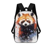 sinyumoney Mochilas Para Niños 17inch Mochila Red Panda Art Print Mochila Impresa En 3D Para La Escuela Mochila De Moda Mochilas De Viaje Mochilas Escolares Para La Escuela O Para Viajar