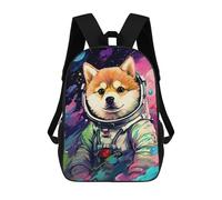 sinyumoney Mochilas Para Niños 17inch Mochila Space Dog Adventure-363 Mochila Impresa En 3D Para La Escuela Mochila De Moda Mochilas De Viaje Mochilas Escolares Para La Escuela O Para Viajar