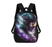 sinyumoney Mochilas Para Niños 17inch Mochila Space Helmet Art Print Mochila Impresa En 3D Para La Escuela Mochila De Moda Mochilas De Viaje Mochilas Escolares Para La Escuela O Para Viajar
