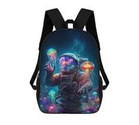 sinyumoney Mochilas Para Niños 17inch Mochila Space Jellyfish Explorer-1 Mochila Impresa En 3D Para La Escuela Mochila De Moda Mochilas De Viaje Mochilas Escolares Para La Escuela O Para Viajar