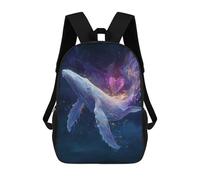 sinyumoney Mochilas Para Niños 17inch Mochila Whale Heart Fantasy Mochila Impresa En 3D Para La Escuela Mochila De Moda Mochilas De Viaje Mochilas Escolares Para La Escuela O Para Viajar