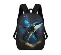 sinyumoney Mochilas Para Niños 17inch Mochila Whale in Space Art Print-1 Mochila Impresa En 3D Para La Escuela Mochila De Moda Mochilas De Viaje Mochilas Escolares Para La Escuela O Para Viajar