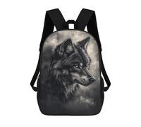 sinyumoney Mochilas Para Niños 17inch Mochila Wolf Head Art Print Mochila Impresa En 3D Para La Escuela Mochila De Moda Mochilas De Viaje Mochilas Escolares Para La Escuela O Para Viajar