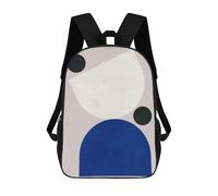 sinyumoney Mochilas Para Niños Abstract Geometric Art Print Mochila Escolar Impresa En 3D Para Niños Mochilas De Viaje De Moda Para Niños Estudiantes Escolares 17inch