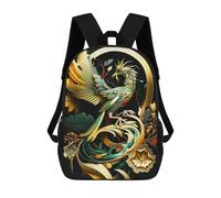 sinyumoney Mochilas Para Niños Abstract Phoenix Mochila Escolar Impresa En 3D Para Niños Mochilas De Viaje De Moda Para Niños Estudiantes Escolares 17inch