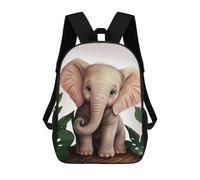 sinyumoney Mochilas Para Niños Baby Elephant Cute Animal Mochila Escolar Impresa En 3D Para Niños Mochilas De Viaje De Moda Para Niños Estudiantes Escolares 17inch