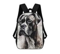 sinyumoney Mochilas Para Niños Boxer Dog Loyal Companion Mochila Escolar Mochila Para Niños Mochila De Viaje Mochilas Para Libros Mochila Impresa En 3D Para Niños Y Niñas 17inch