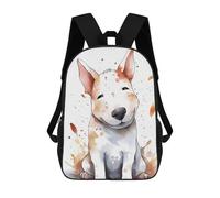 sinyumoney Mochilas Para Niños Bull Terrier Animal Mochila Escolar Para Niños Mochila De Viaje Mochila Escolar Para Estudiantes Bolsa Para Libros Y Material Escolar Mochilas Escolares 17inch