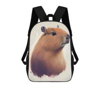 sinyumoney Mochilas Para Niños Capybara Animal Drawing Mochila Escolar Mochila Para Niños Mochila De Viaje Mochilas Para Libros Mochila Impresa En 3D Para Niños Y Niñas 17inch