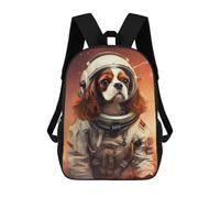 sinyumoney Mochilas Para Niños Cavalier Dog Mars Mochila Escolar Mochila Para Niños Mochila De Viaje Mochilas Para Libros Mochila Impresa En 3D Para Niños Y Niñas 17inch