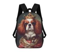 sinyumoney Mochilas Para Niños Cavalier King Charles Span Mochila Escolar Impresa En 3D Mochila De Moda Mochilas Escolares De Viaje Para La Escuela O Viajes 17inch