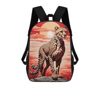 sinyumoney Mochilas Para Niños Cheetah Mochila Escolar Para Niños Mochila De Viaje Mochila Escolar Para Estudiantes Bolsa Para Libros Y Material Escolar Mochilas Escolares 17inch