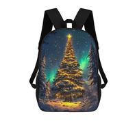 sinyumoney Mochilas Para Niños Christmas Tree Mochila Escolar Impresa En 3D Para Niños Mochilas De Viaje De Moda Para Niños Estudiantes Escolares 17inch