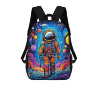 sinyumoney Mochilas Para Niños Colorful Astronaut in Space -15 Mochila Escolar Mochila Para Niños Mochila De Viaje Mochilas Para Libros Mochila Impresa En 3D Para Niños Y Niñas 17inch
