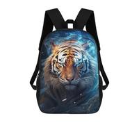 sinyumoney Mochilas Para Niños Cosmic Celestial Tiger Mochila Escolar Mochila Para Niños Mochila De Viaje Mochilas Para Libros Mochila Impresa En 3D Para Niños Y Niñas 17inch