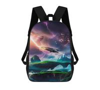 sinyumoney Mochilas Para Niños Cosmic Lightning Mochila Escolar Impresa En 3D Mochila De Moda Mochilas Escolares De Viaje Para La Escuela O Viajes 17inch