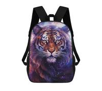 sinyumoney Mochilas Para Niños Cosmic Tiger Portrait-14 Mochila Escolar Mochila Para Niños Mochila De Viaje Mochilas Para Libros Mochila Impresa En 3D Para Niños Y Niñas 17inch