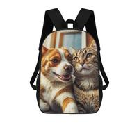 sinyumoney Mochilas Para Niños Cute Best Friends Mochila Escolar Impresa En 3D Mochila De Moda Mochilas Escolares De Viaje Para La Escuela O Viajes 17inch