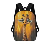sinyumoney Mochilas Para Niños Cute Giraffe Portrait Mochila Escolar Impresa En 3D Para Niños Mochilas De Viaje De Moda Para Niños Estudiantes Escolares 17inch