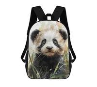 sinyumoney Mochilas Para Niños Cute Panda Cub Watercolor Mochila Escolar Para Niños Mochila De Viaje Mochila Escolar Para Estudiantes Bolsa Para Libros Y Material Escolar Mochilas Escolares 17inch