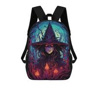 sinyumoney Mochilas Para Niños Dark Witch's Enigma Mochila Escolar Mochila Para Niños Mochila De Viaje Mochilas Para Libros Mochila Impresa En 3D Para Niños Y Niñas 17inch