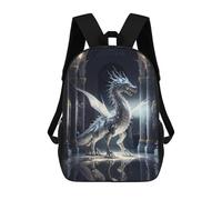 sinyumoney Mochilas Para Niños Dragon in Grand Hall Mochila Escolar Impresa En 3D Mochila De Moda Mochilas Escolares De Viaje Para La Escuela O Viajes 17inch