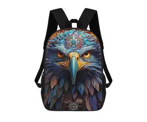 sinyumoney Mochilas Para Niños Eagle Spirit Artwork Mochila Escolar Mochila Para Niños Mochila De Viaje Mochilas Para Libros Mochila Impresa En 3D Para Niños Y Niñas 17inch