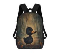sinyumoney Mochilas Para Niños Enchanted Black Duckling Mochila Escolar Impresa En 3D Para Niños Mochilas De Viaje De Moda Para Niños Estudiantes Escolares 17inch