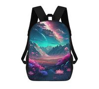 sinyumoney Mochilas Para Niños Fantasy Galaxy Landscape Mochila Escolar Impresa En 3D Para Niños Mochilas De Viaje De Moda Para Niños Estudiantes Escolares 17inch