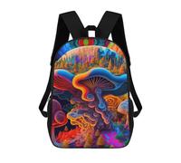 sinyumoney Mochilas Para Niños Fantasy Mushroom Forest -2 Mochila Escolar Impresa En 3D Mochila De Moda Mochilas Escolares De Viaje Para La Escuela O Viajes 17inch