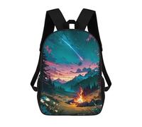 sinyumoney Mochilas Para Niños FirePlace Wonderland Mochila Escolar Impresa En 3D Mochila De Moda Mochilas Escolares De Viaje Para La Escuela O Viajes 17inch