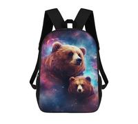 sinyumoney Mochilas Para Niños Galactic Bears Cosmic Majesty Mochila Escolar Impresa En 3D Mochila De Moda Mochilas Escolares De Viaje Para La Escuela O Viajes 17inch