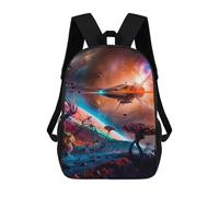 sinyumoney Mochilas Para Niños Galactic Exploration Mochila Escolar Para Niños Mochila De Viaje Mochila Escolar Para Estudiantes Bolsa Para Libros Y Material Escolar Mochilas Escolares 17inch