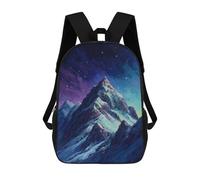 sinyumoney Mochilas Para Niños Galactic Mountain Majesty Mochila Escolar Impresa En 3D Para Niños Mochilas De Viaje De Moda Para Niños Estudiantes Escolares 17inch